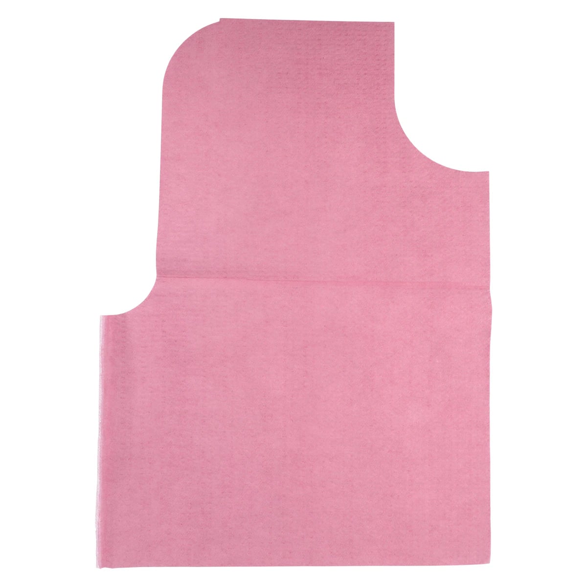 TIDI Everyday Endo/Prophy Bib, 29" x 21", Mauve, Tissue/Poly/Tissue, Contour Neck, 100/Case, 917486