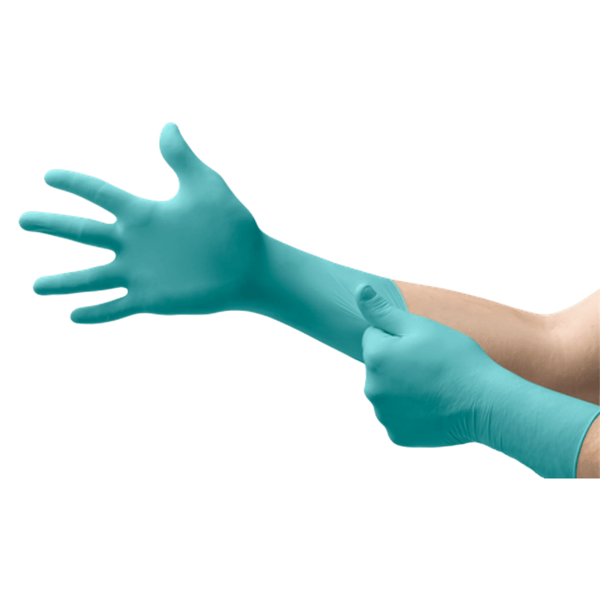 Microflex N89 Nitrile Exam Gloves, Chemo, Powder Free, Non-Sterile, Medium, Green, 500/Case (10x50)