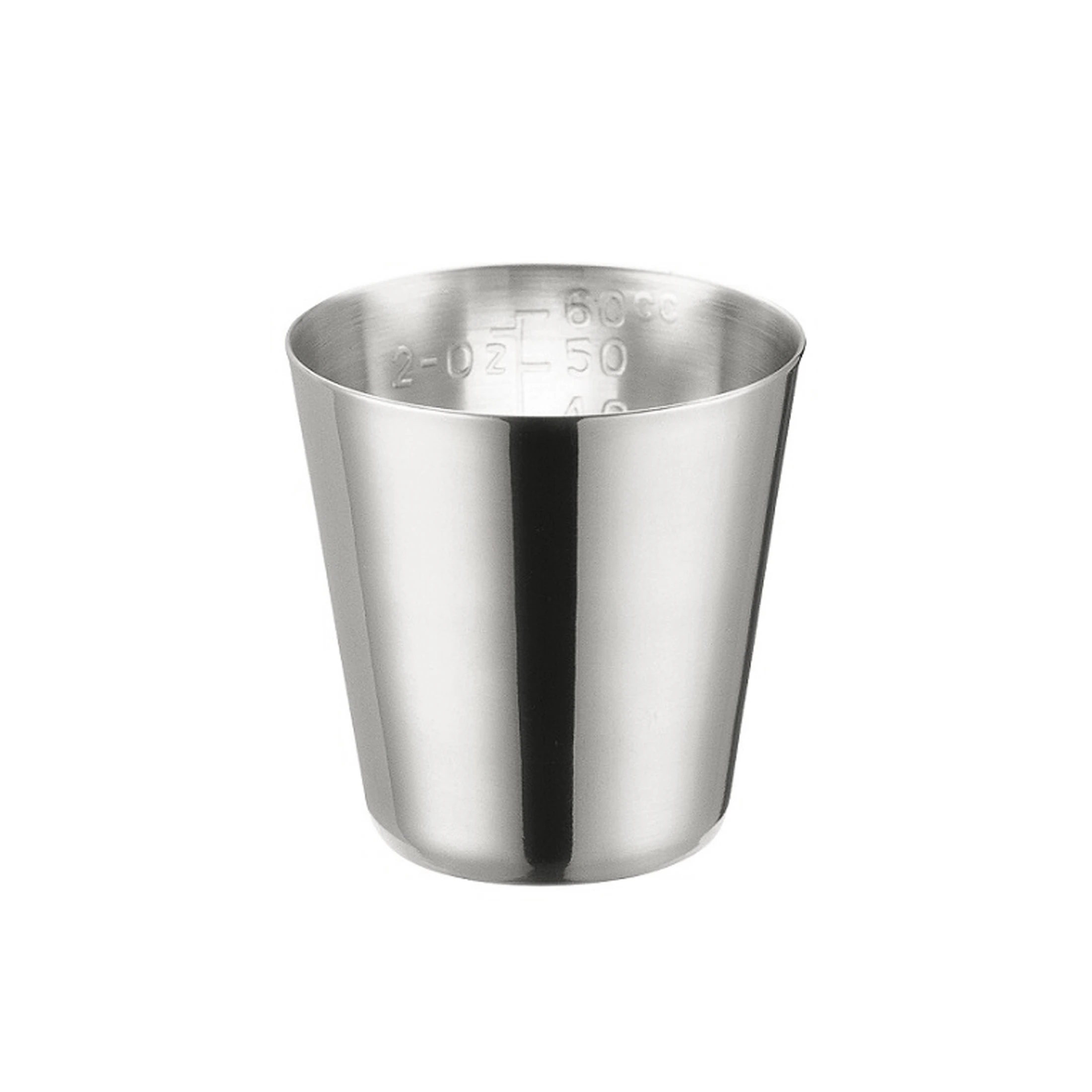 Dukal Medicine Cup, Graduated, Stainless Steel, 2 oz