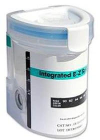Alere Integrated E-Z Split Key Cup Drug Screen Test Kit, 5-Panel (COC/THC/OPI/AMP/mAMP), CLIA Waived, with Key Plunger, 25/Box