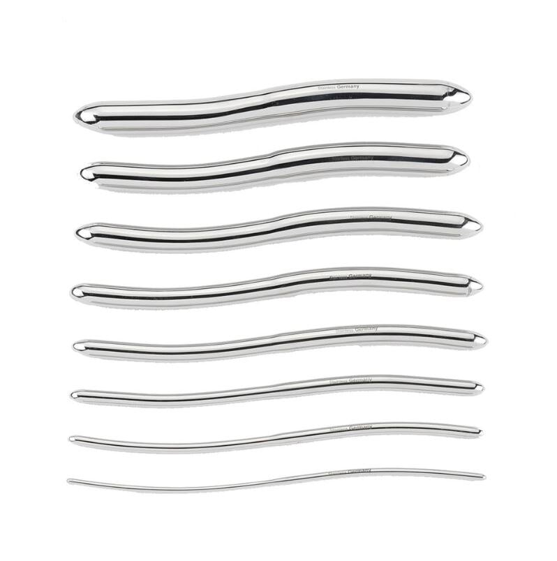 Hegar Uterine Dilator, Double Sided, 7-1/2" Stainless Steel, Reusable, Each
