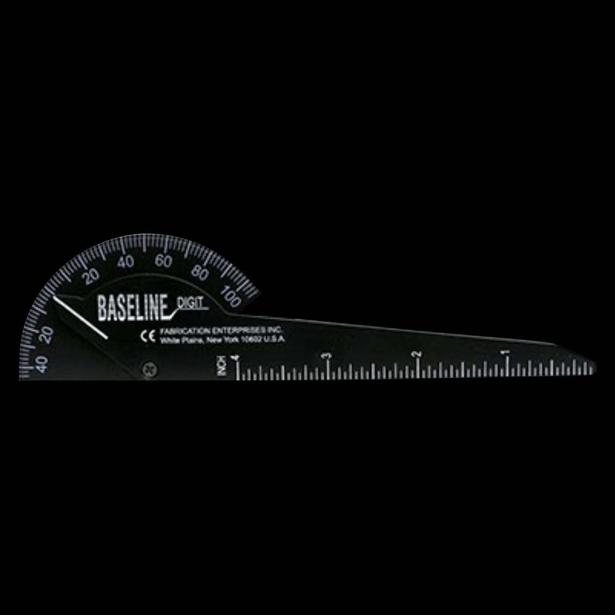 Baseline Goniometer, Black, Digital ROM (Fabrication Enterprises)