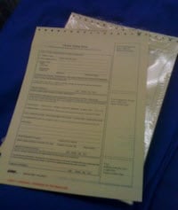 Non-DOT Alcohol Test Forms, 100/Package