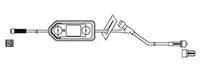 Codan IV Extension Set with 0.2 Micron Air-Eliminating Filter, Y-Injection Sites, 18" Female Luer Lock Adapter, FlowStop Cap, Regular Bore, 50/Case