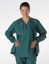 ComfortEase Warm-Up Jacket, Adult Unisex, Mariner Blue, Large, 65% Polyester / 35% Cotton, 2 Pockets, Each