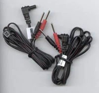 Replacement Lead Wires 42" for EMS/TENS Electrical Stimulator, 5 Pairs/Package
