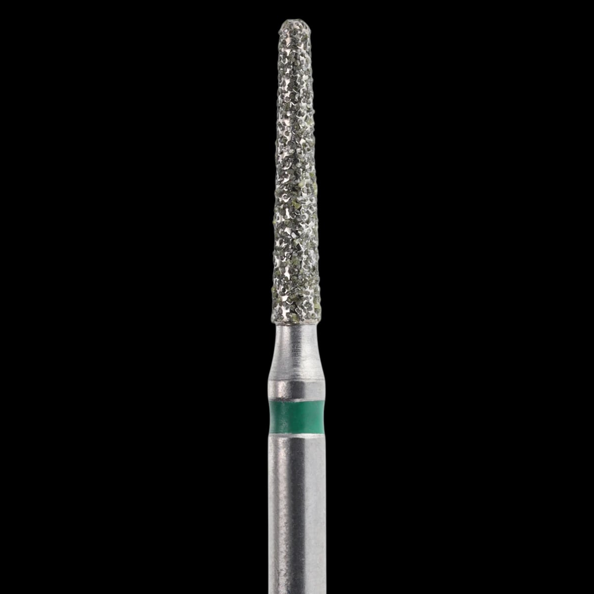HSI Round End Taper FG Diamond Burs, Single Use, Medium, 856-014M, 25/Box