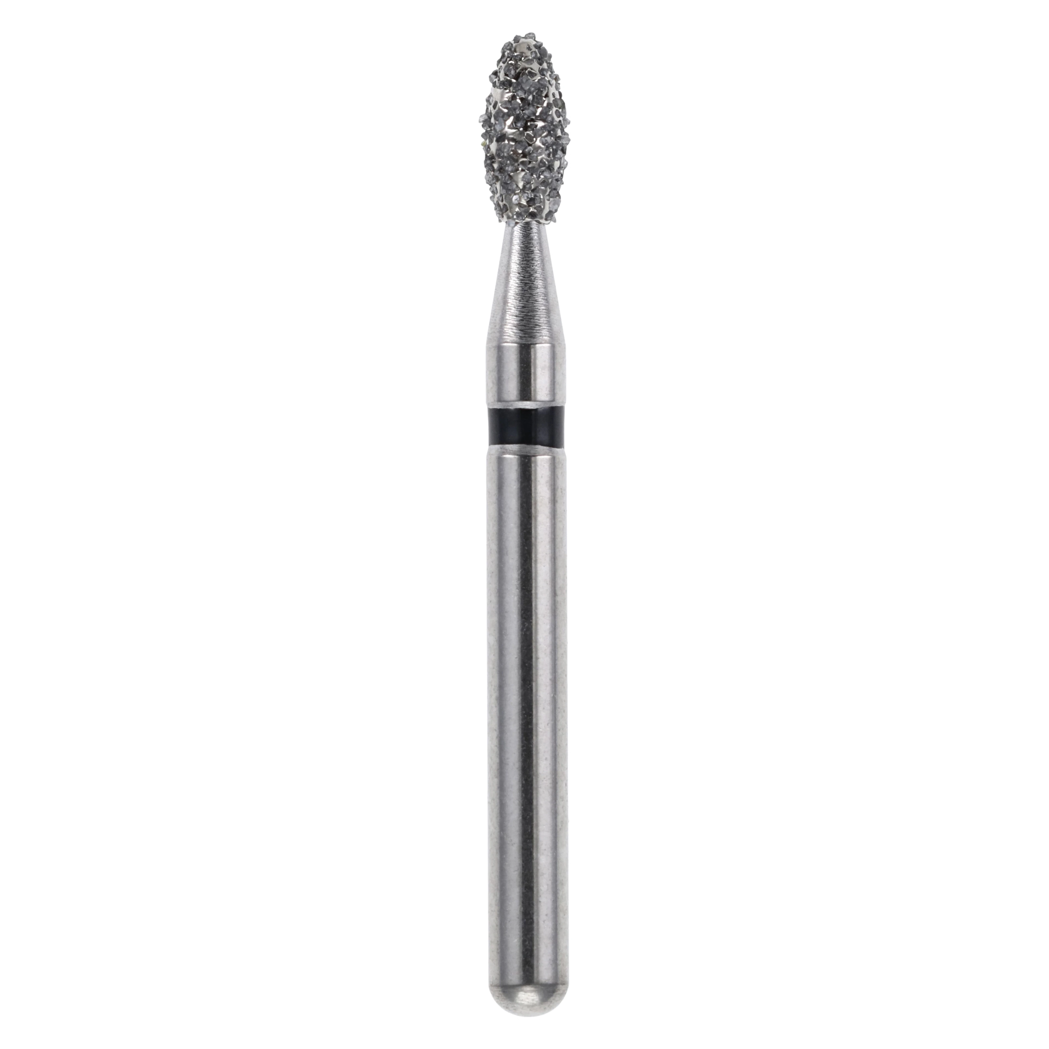 Diamond FG 379-016SC Friction Grip Super Coarse Egg/Football Bur, 3.4 mm, 5/Pk