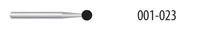 Diamond FG 801-023M Round Bur, Friction Grip, Medium, 2.3 mm, 5/Pack