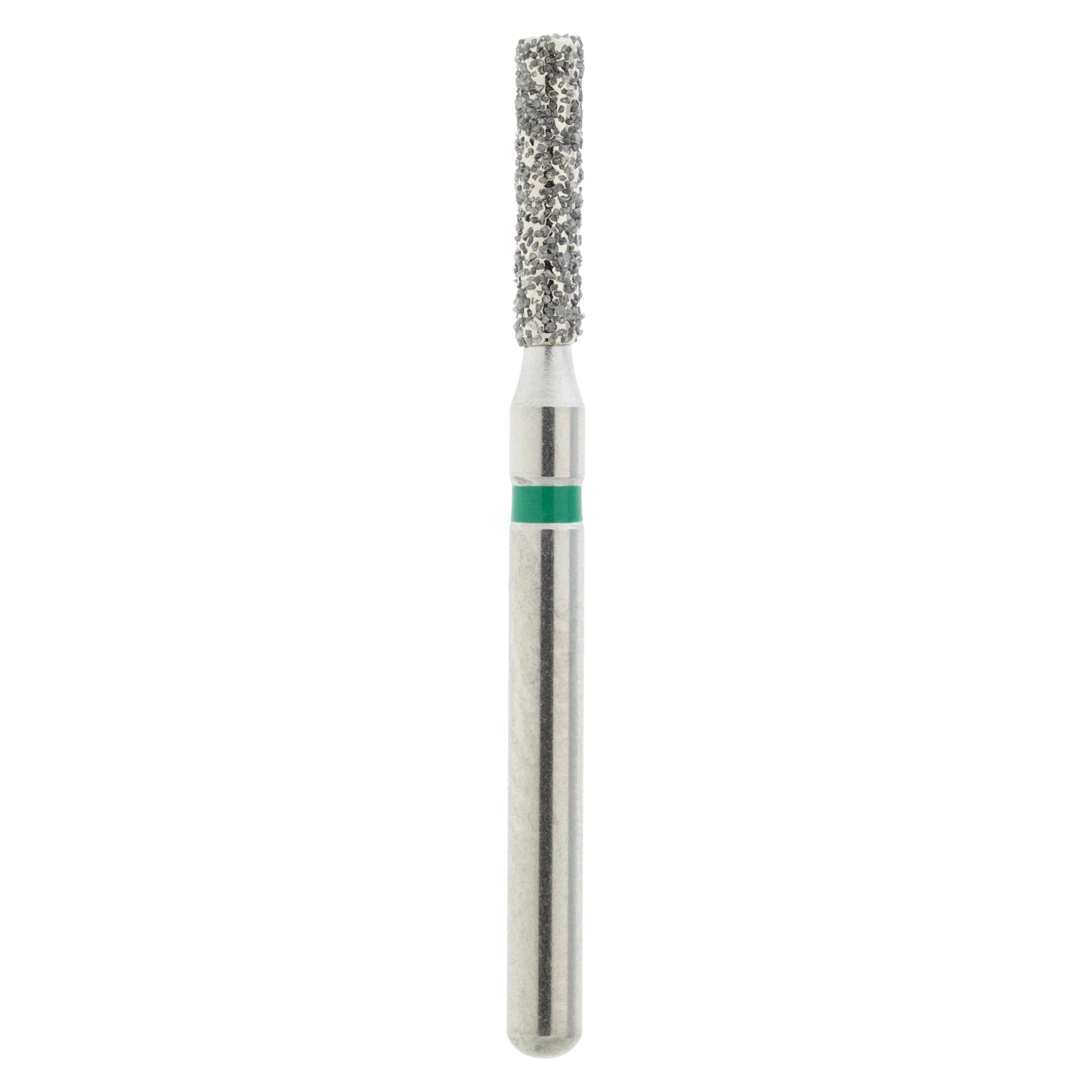 Diamond FG 836-014C Friction Grip Coarse Flat End Cylinder Bur, 6.0 mm, 5/Pack