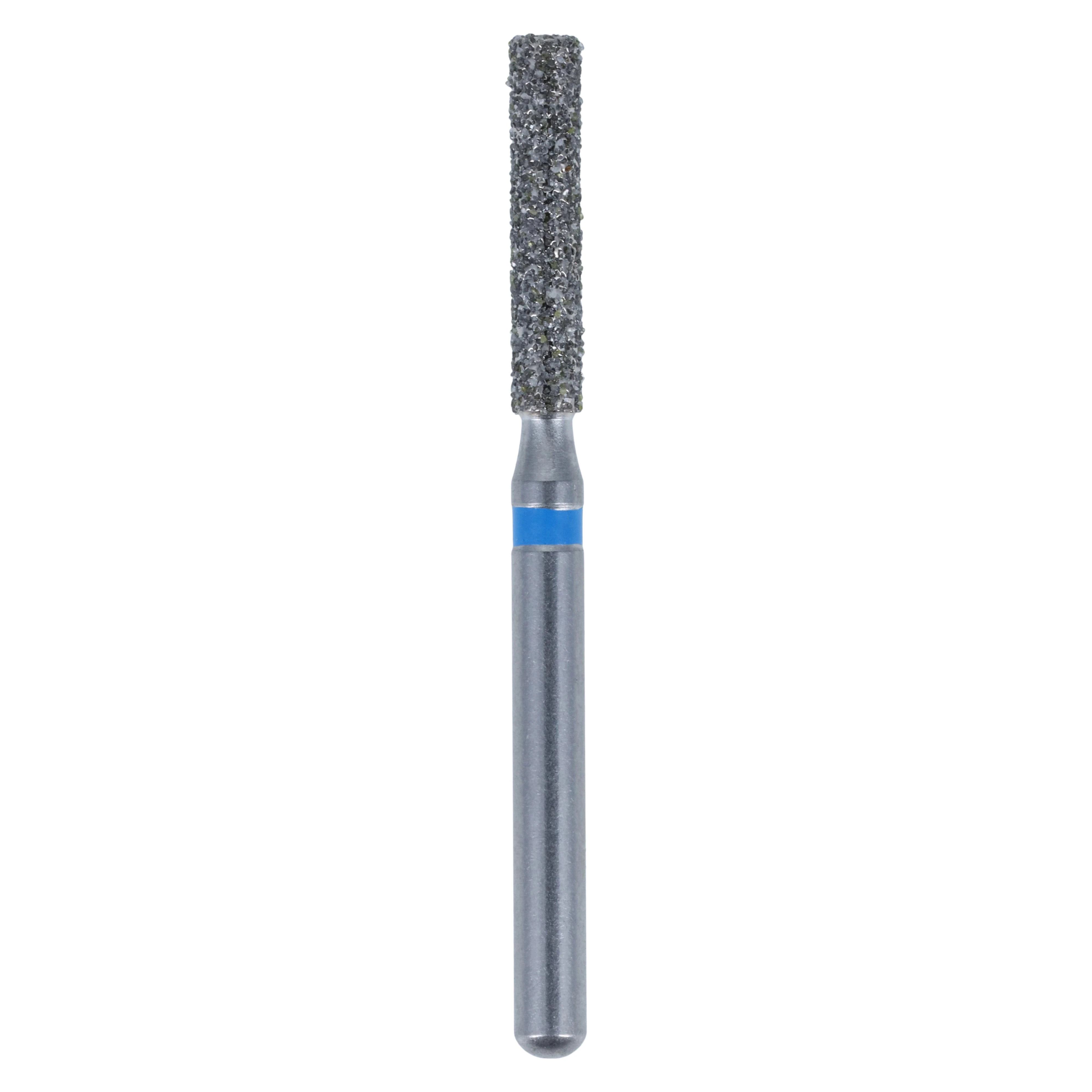 Diamond FG 837-016M Friction Grip Medium Flat End Cylinder Bur, 8.0 mm