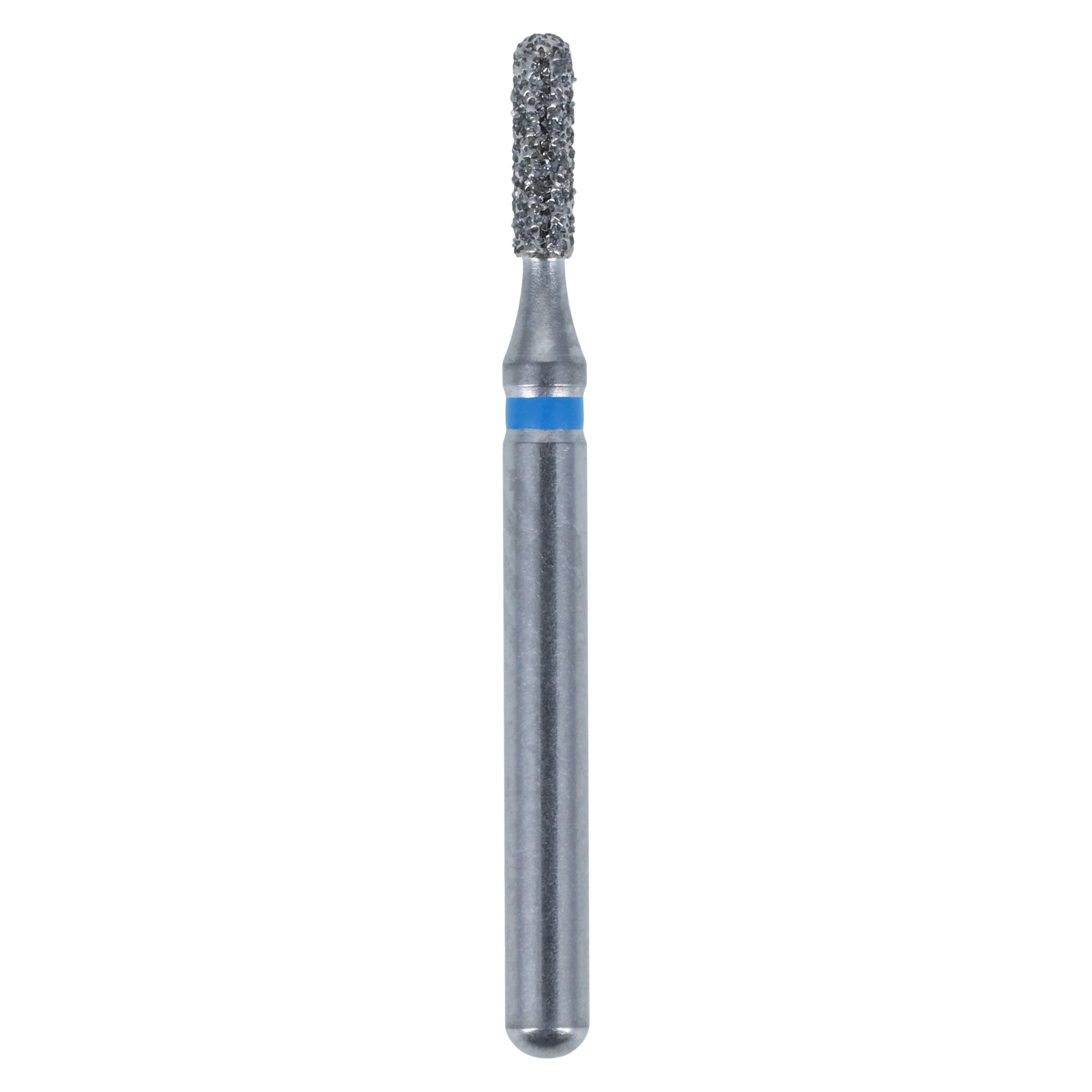 Diamond FG 838-012M Round End Cylinder Friction Grip Bur, Medium, 4.0 mm, 5/Pack