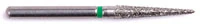 Diamond FG 858-018C Friction Grip Coarse Needle Bur, 10.0 mm, 5/Package