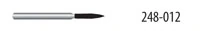 Diamond FG 861-012M Friction Grip Medium Flame Bur, 5.0 mm, 5/Package