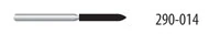Diamond FG 879-014M Beveled Cylinder Friction Grip Diamond Bur, Medium, 10.0 mm, 5/Pack