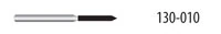 Diamond FG 885-010M Beveled Cylinder Friction Grip Diamond Bur, Medium, 8.0 mm, 5/Pack