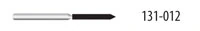 Diamond FG 886-012M Beveled Cylinder Friction Grip Diamond Bur, Medium, 10.0 mm, 5/Pack