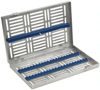 HSI Instrument Cassette 16, Stainless Steel, Yellow, Autoclavable, 11.3 x 7.1 x 1.3 in