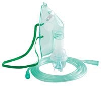 Jet Nebulizer Adult Disposable with 7' Tubing and Mask, Each