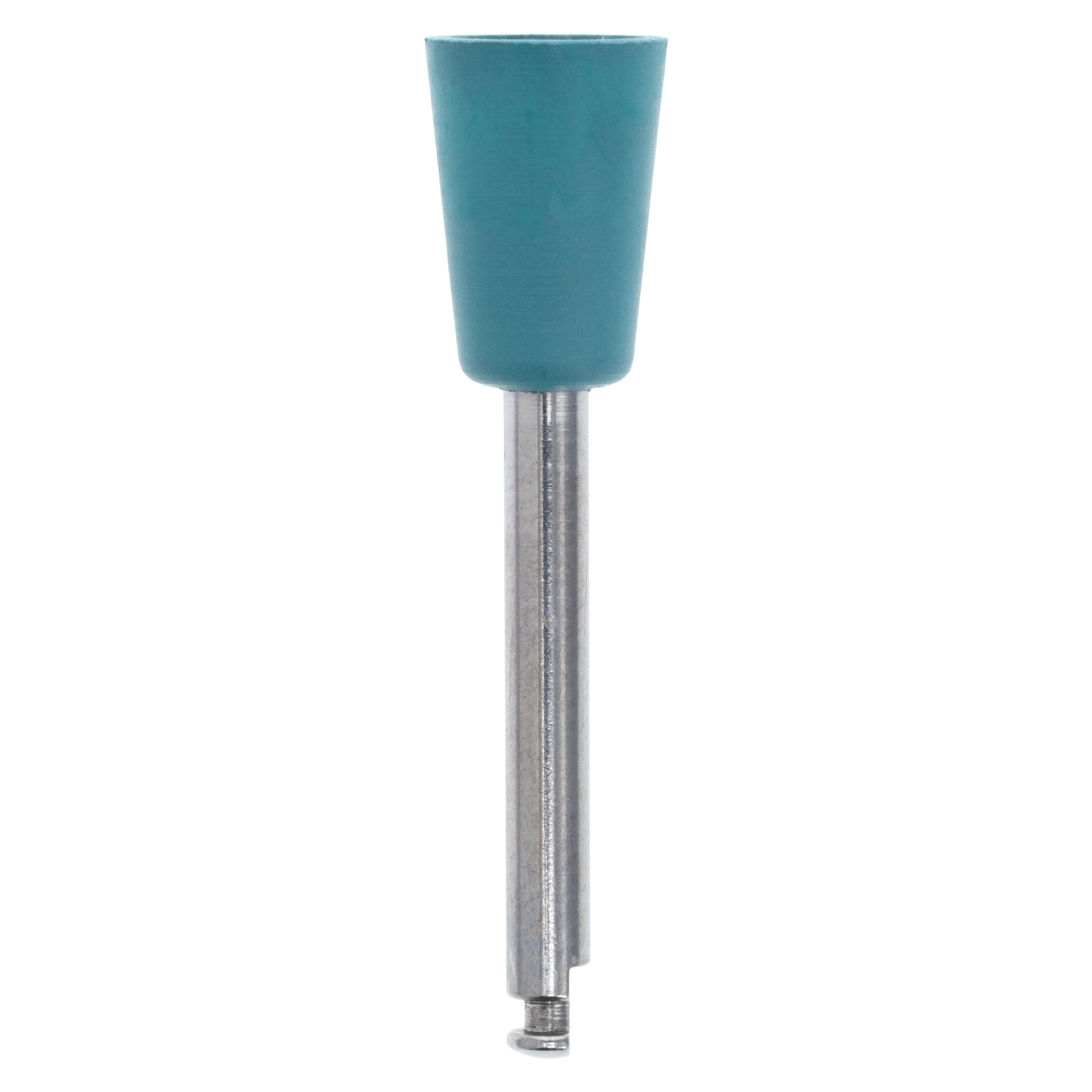 Maestro Amalgam/Gold Polishers, Right Angle, Fine Cup, Green, 12/Pk