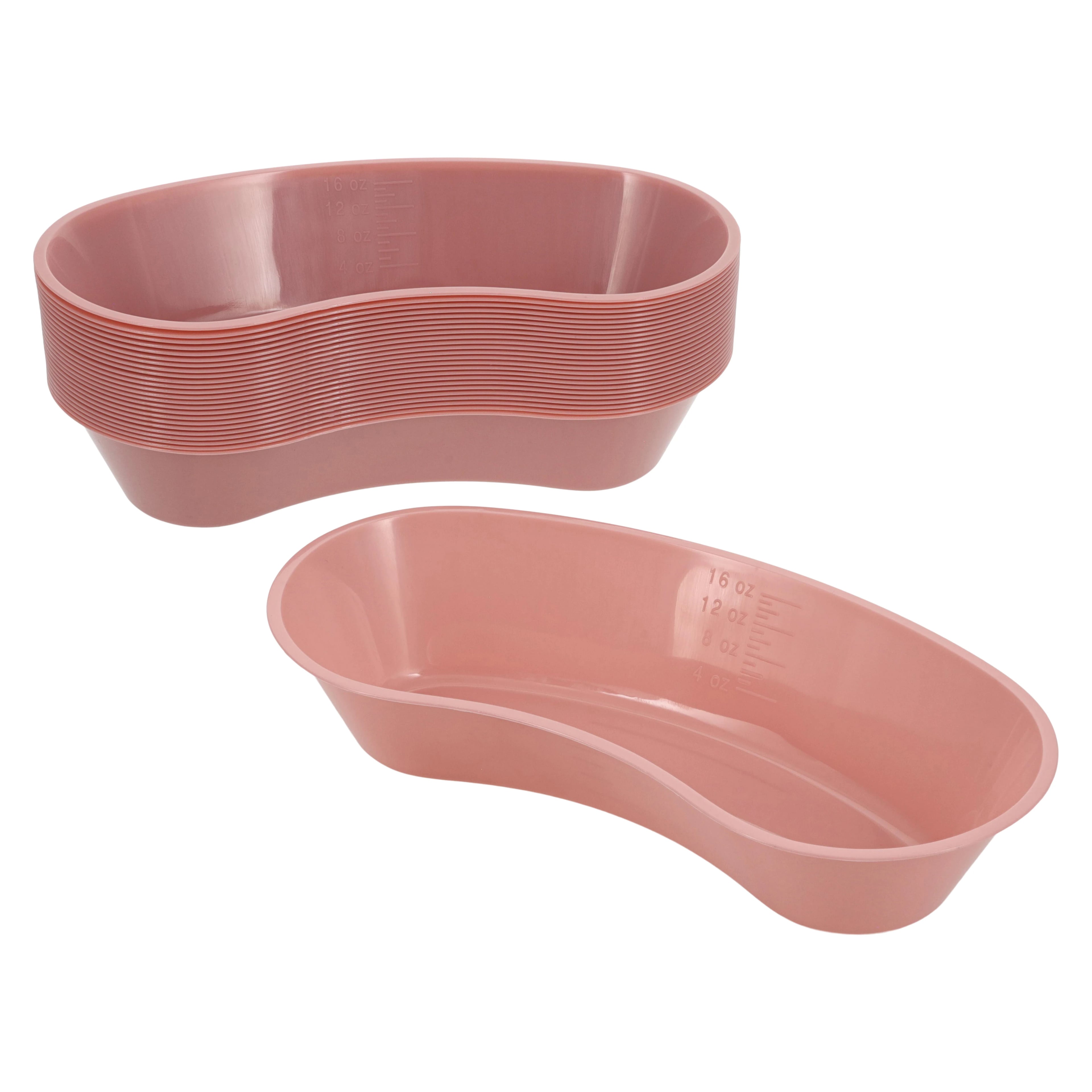 Emesis Basin Kidney Plastic, Mauve, 16 oz