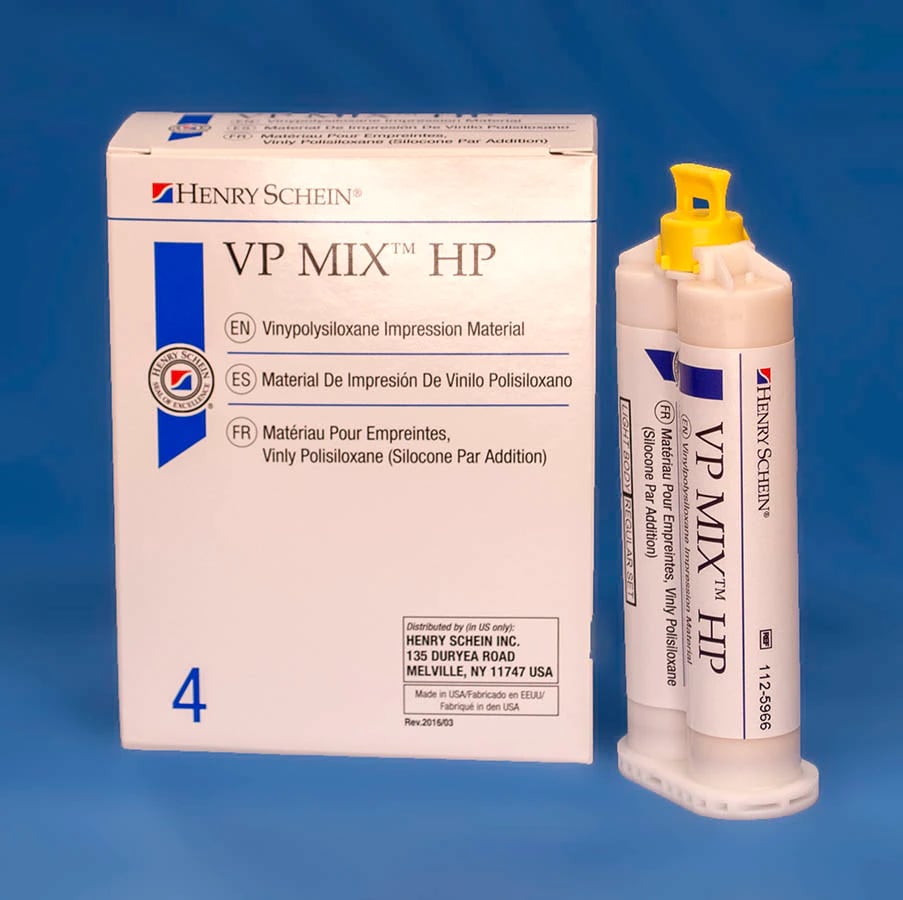 VP Mix HP VPS Impression Material, Regular Set, Light Body, Berry, 4/Box