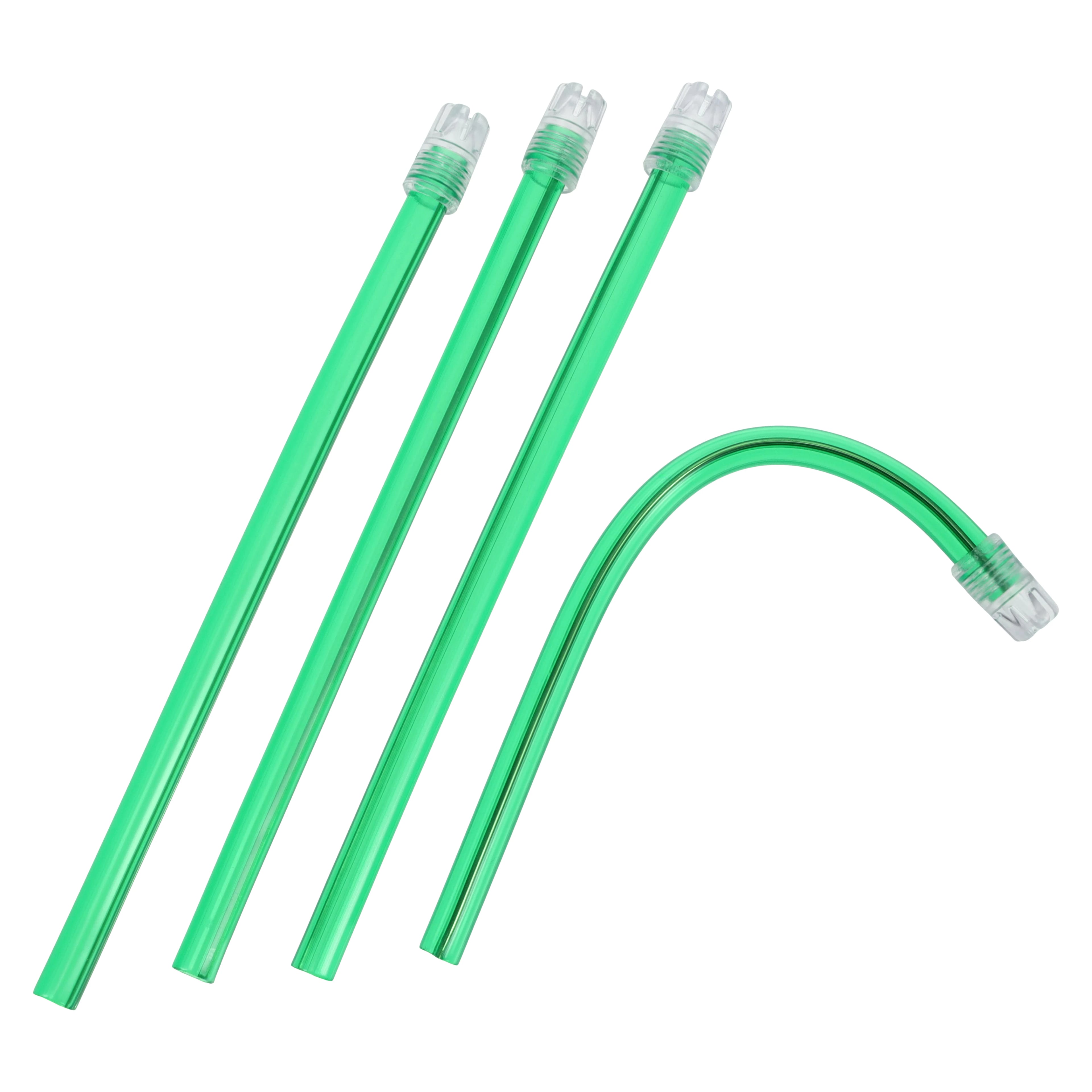 Henry Schein Scented Saliva Ejectors, Green Opaque, Mint, Smooth Round Edges, 100/Bag