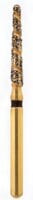 Maxima SC Diamond FG Extra Coarse Round End Taper Bur, 850L-016SC, 5/Package