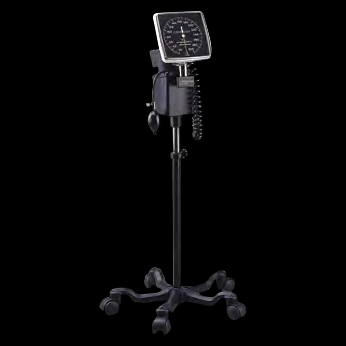 Henry Schein Diagnostix Aneroid Sphygmomanometer, Size 11, Black/Ivory, Latex-Free, 6" Dial Display