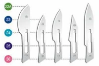 Henry Schein Stainless Steel Sterile Surgical Blade #23, 100/Box