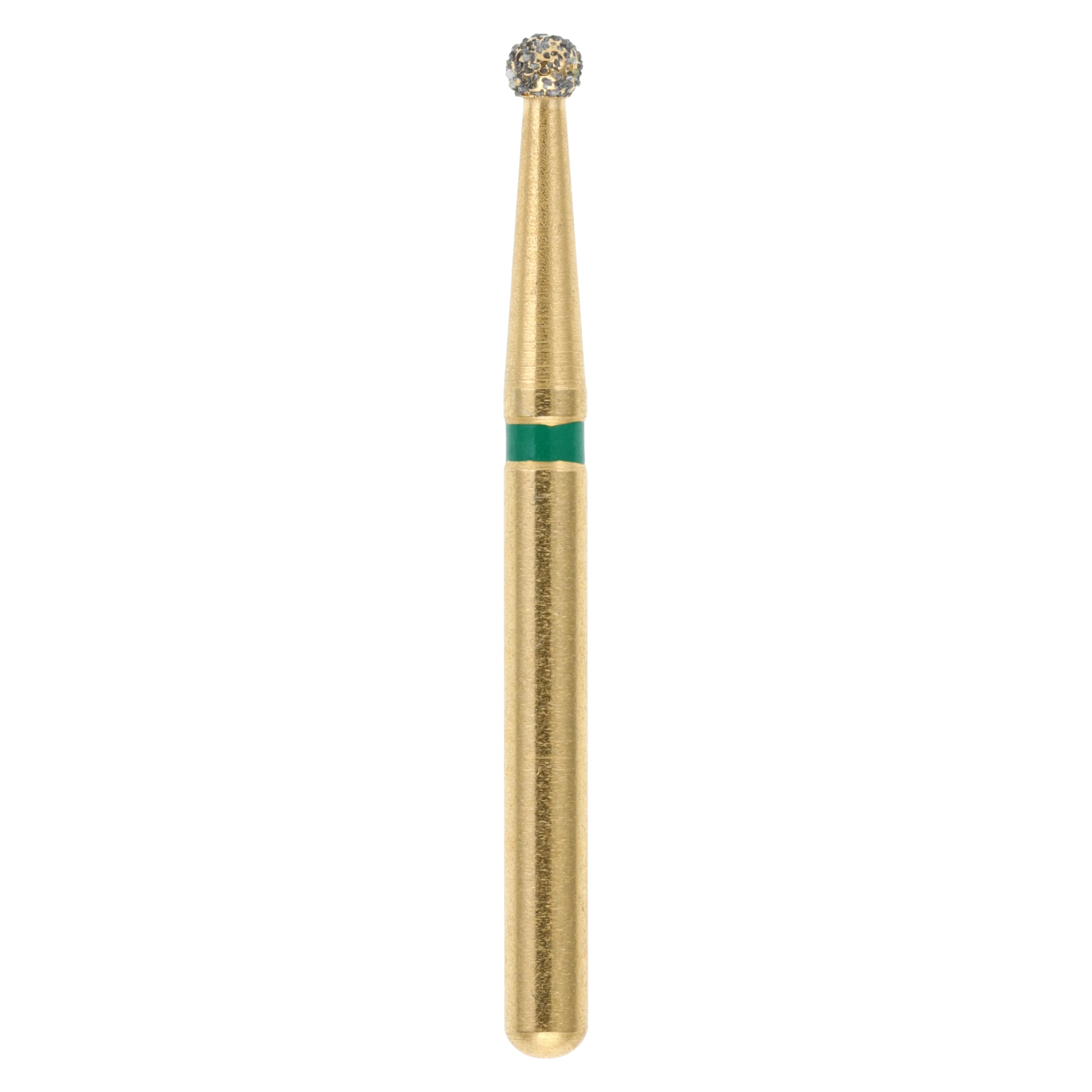 MAXIMA GOLD Diamond FG Bur, Friction Grip, Coarse Round, 1.4 mm, G801-014C, 5/Pk