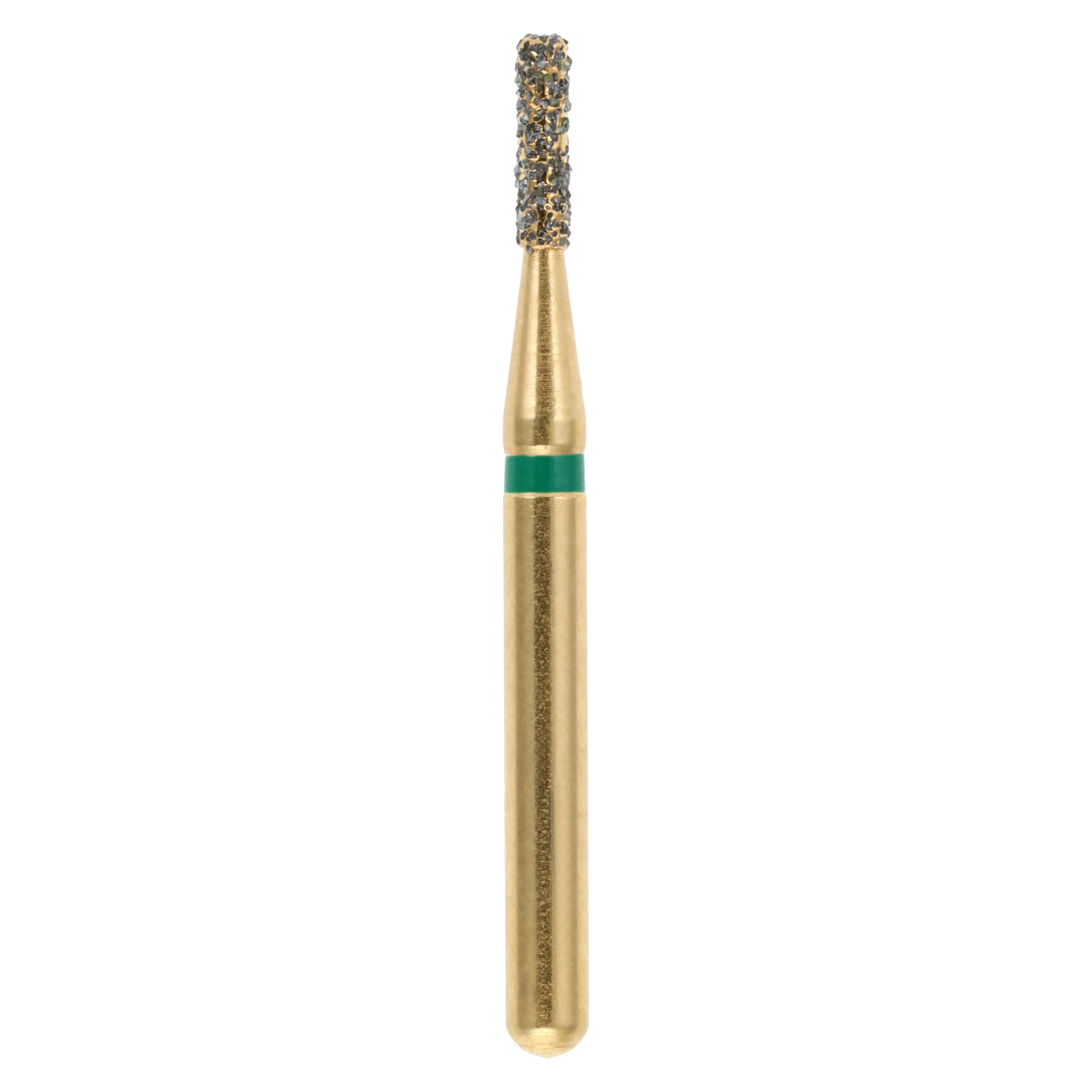 MAXIMA GOLD Diamond FG Flat End Cylinder Bur, Coarse, Friction Grip, 4.0 mm, G835-010C, 5/Pk