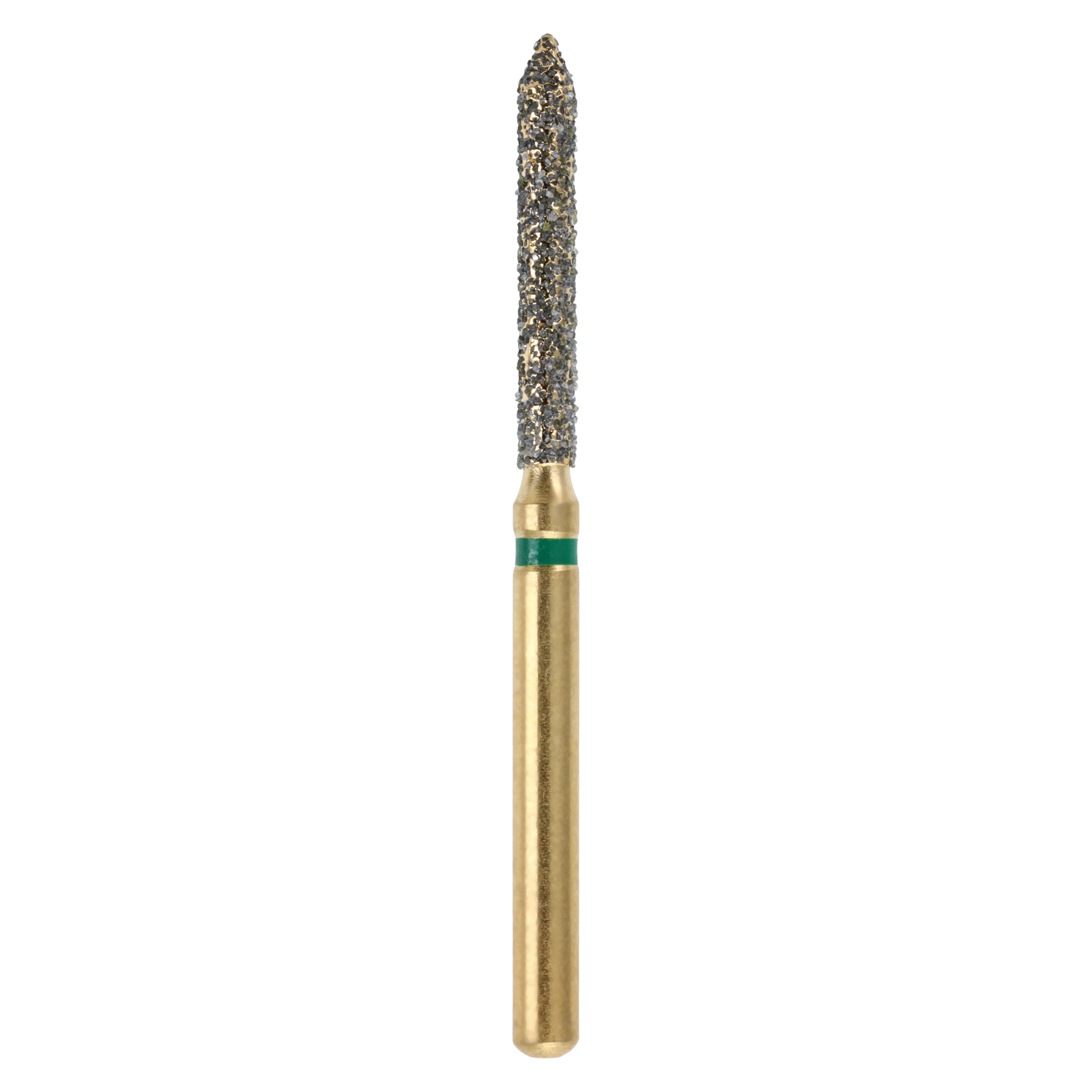MAXIMA GOLD Diamond FG Beveled Cylinder Bur, Coarse, Friction Grip, 10.0 mm, G886-014C, 5/Pk