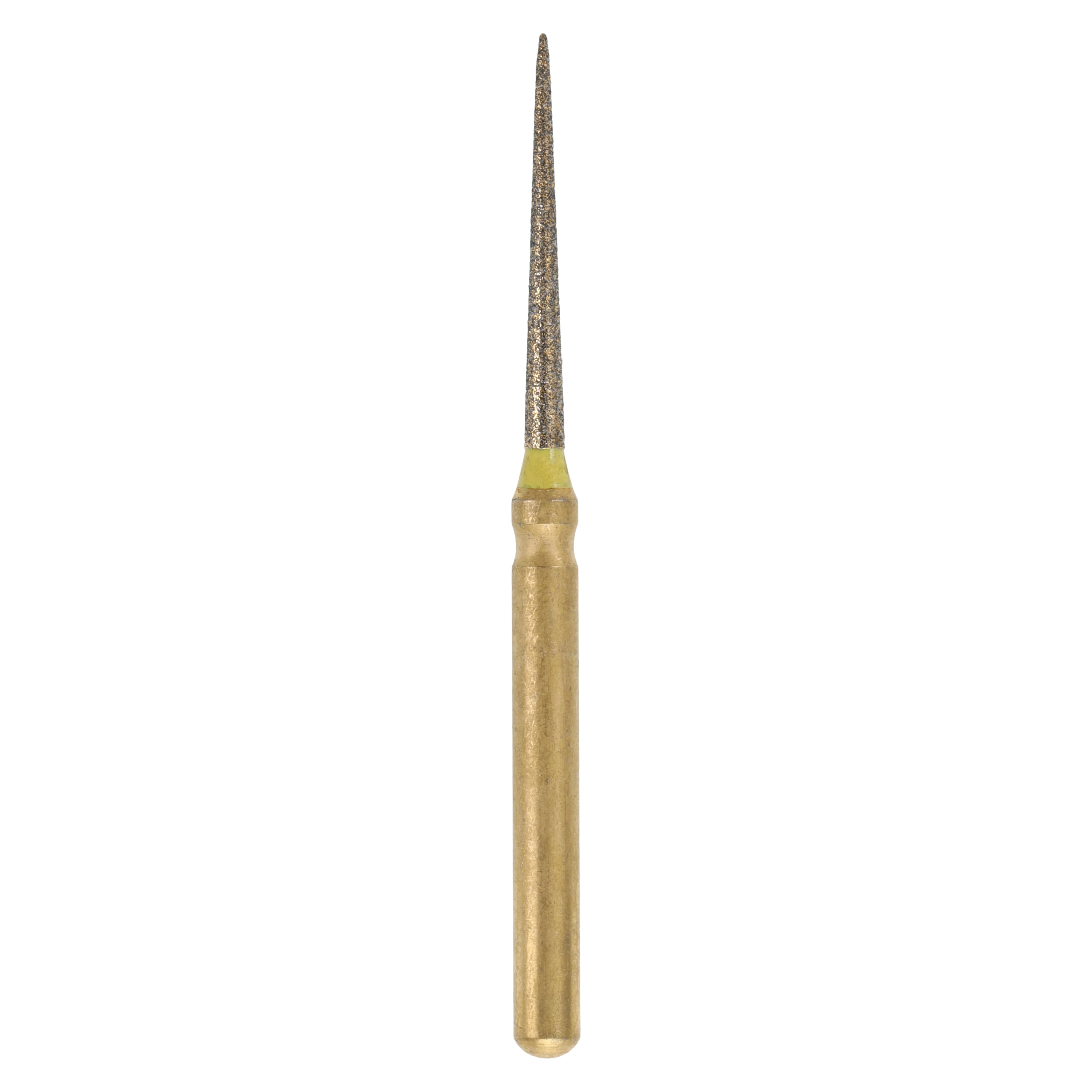 MAXIMA GOLD Diamond FG Bur, Friction Grip, Extra Fine Needle, 10.0 mm, 5/Pk, G859-010SF