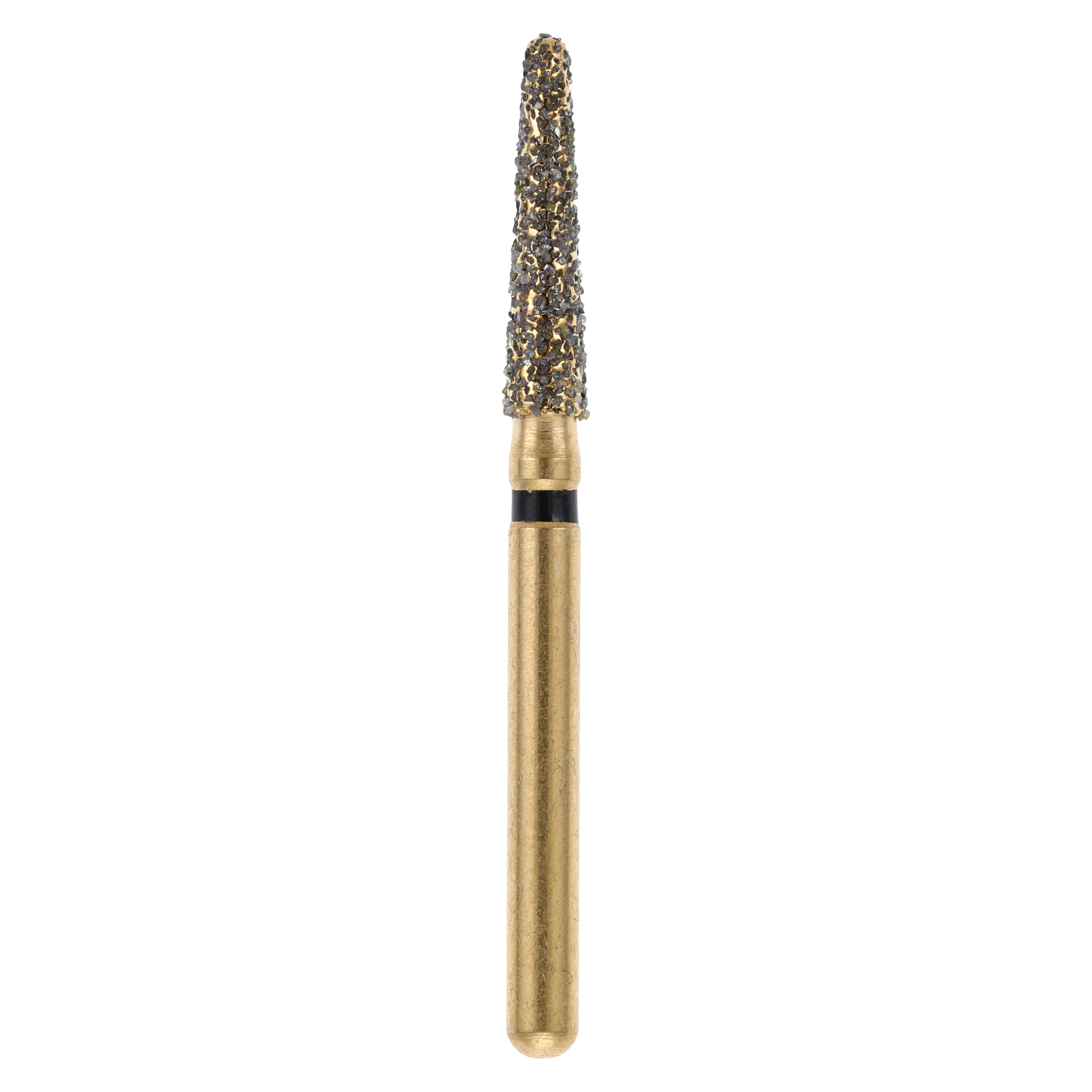 MAXIMA GOLD Diamond FG Bur, Super Coarse, Round End Taper, 8.0 mm, G856-018SC, 5/Pk