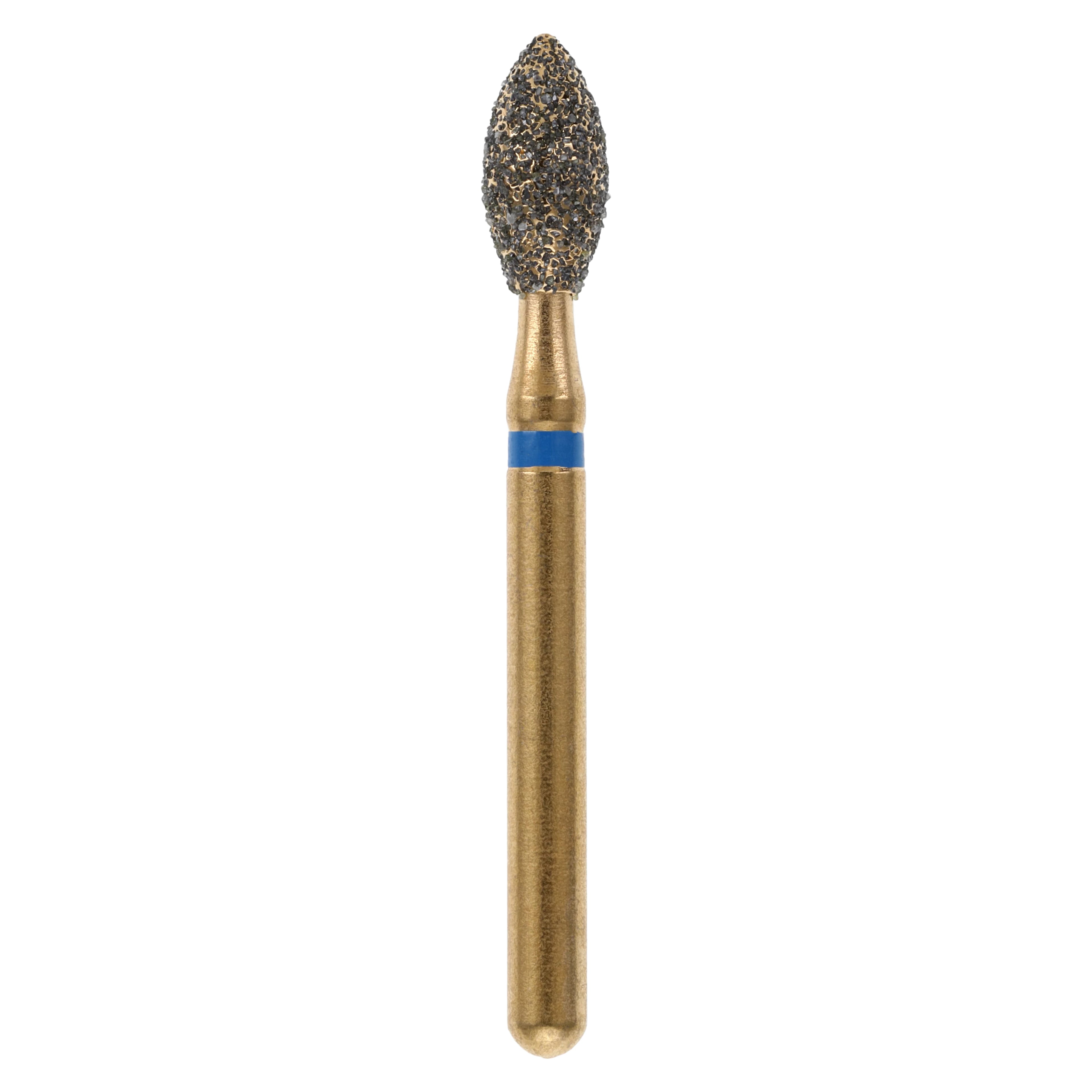 MAXIMA GOLD Diamond FG Bur, Friction Grip, Medium Pointed Football, 5.0 mm, G368-023M, 5/Pk