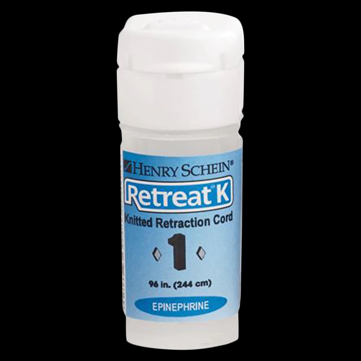 Retreat K Epinephrine Knitted Retraction Cord, Size 1, 96 in, Each