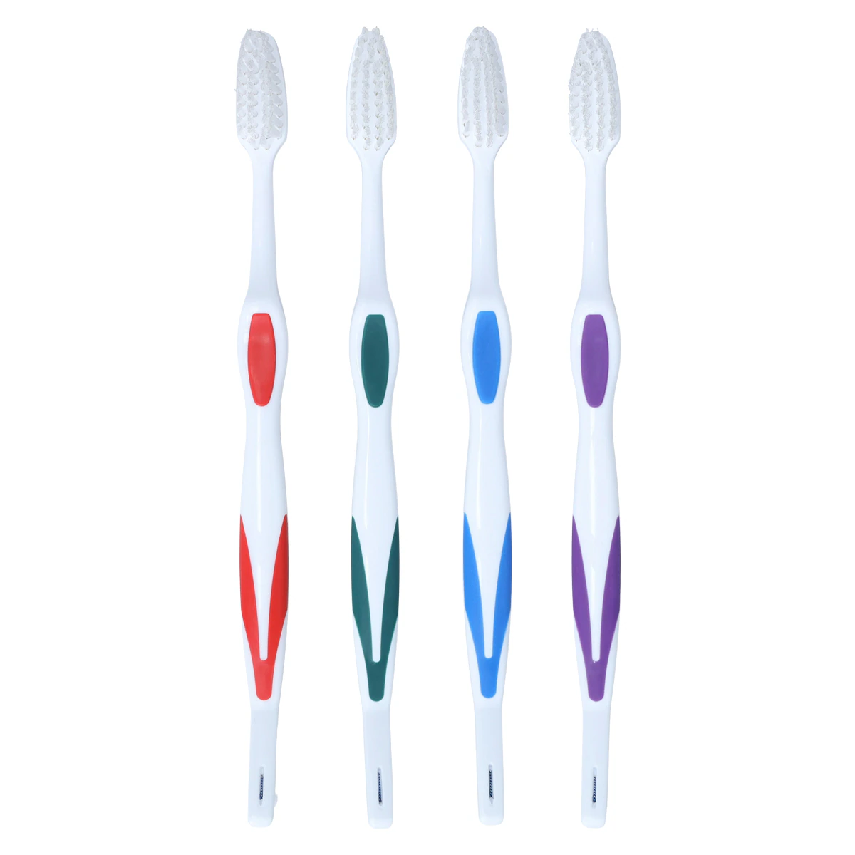 Acclean Orthodontic Toothbrush, Compact 30 Tuft, Double-Ended with Interdental Brush, Soft DuPont Tynex, 12/Box