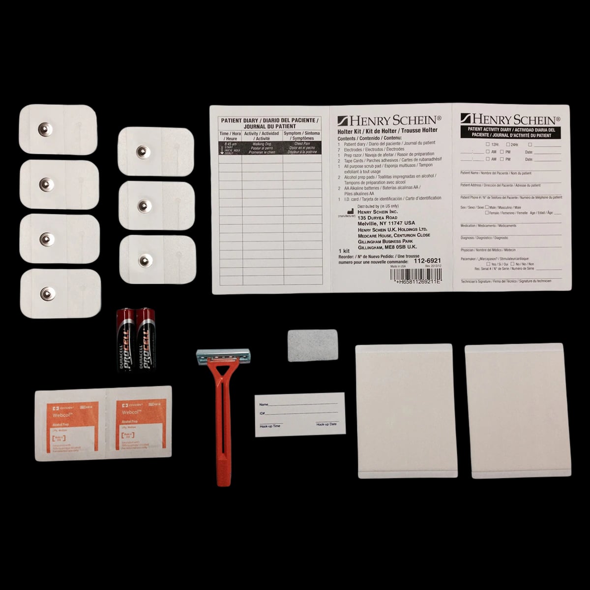 Holter Monitor Kit (7 Electrodes), 20/Box