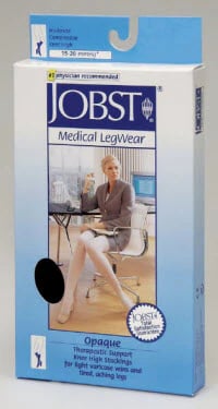 BSN Medical Jobst Compression Stocking, Knee High, Closed Toe, XL, Classic Black
