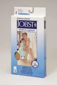 UltraSheer Compression Stocking, Knee High, Closed Toe, Medium, Sun Bronze