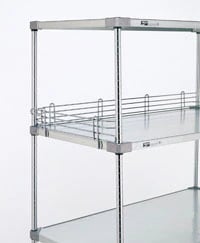 InterMetro Industries Chrome Ledge, 42"