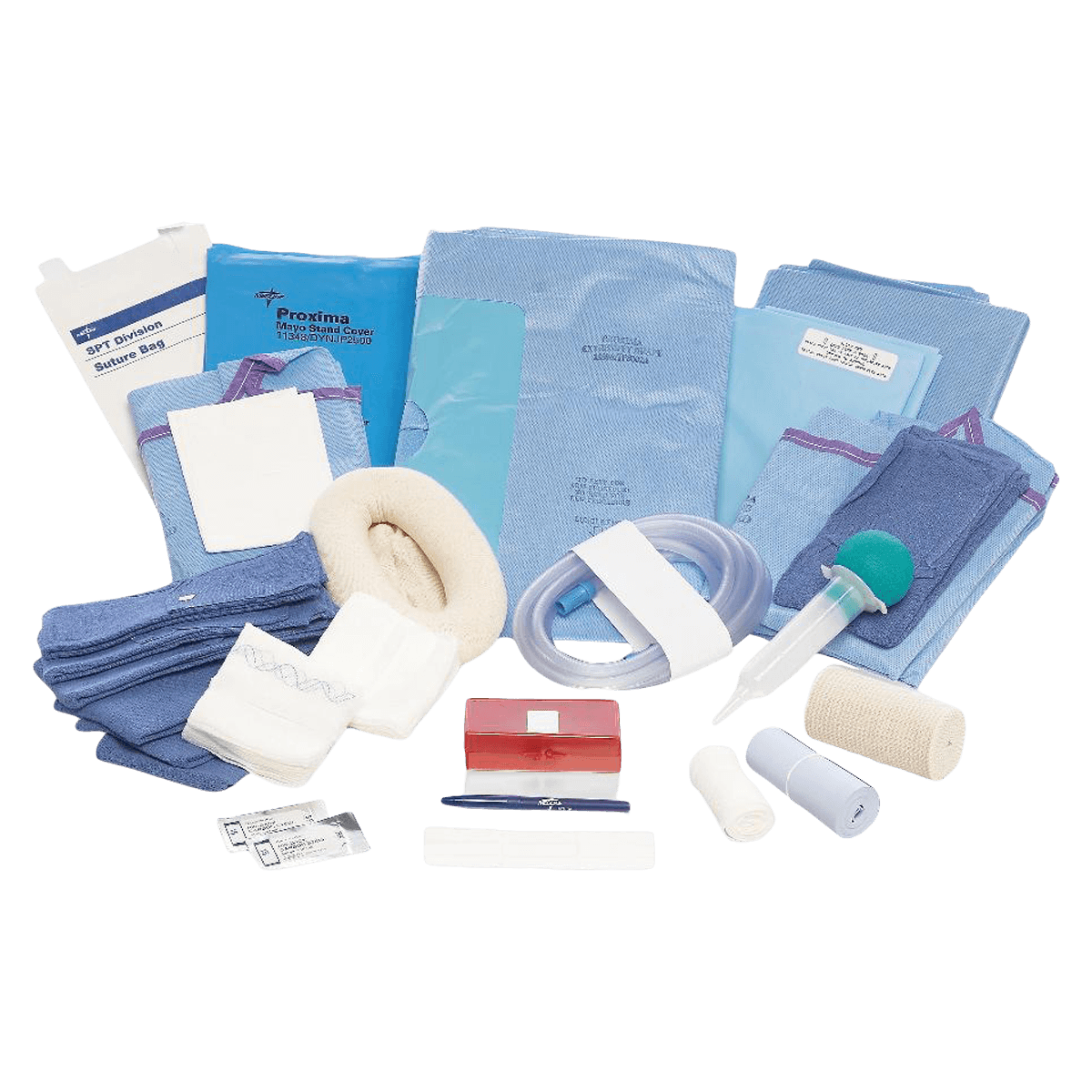 Medline Basic Extremity Pack, Lower Extremity Tray, 01KT0J078Y88AV3QCE24BDDW12