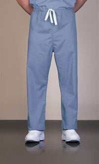Fashion Seal Scrub Pant Reversible 50/50, Adult Unisex, Ceil Blue, 5X Large, 55% Cotton/45% Polyester, 1 Pocket