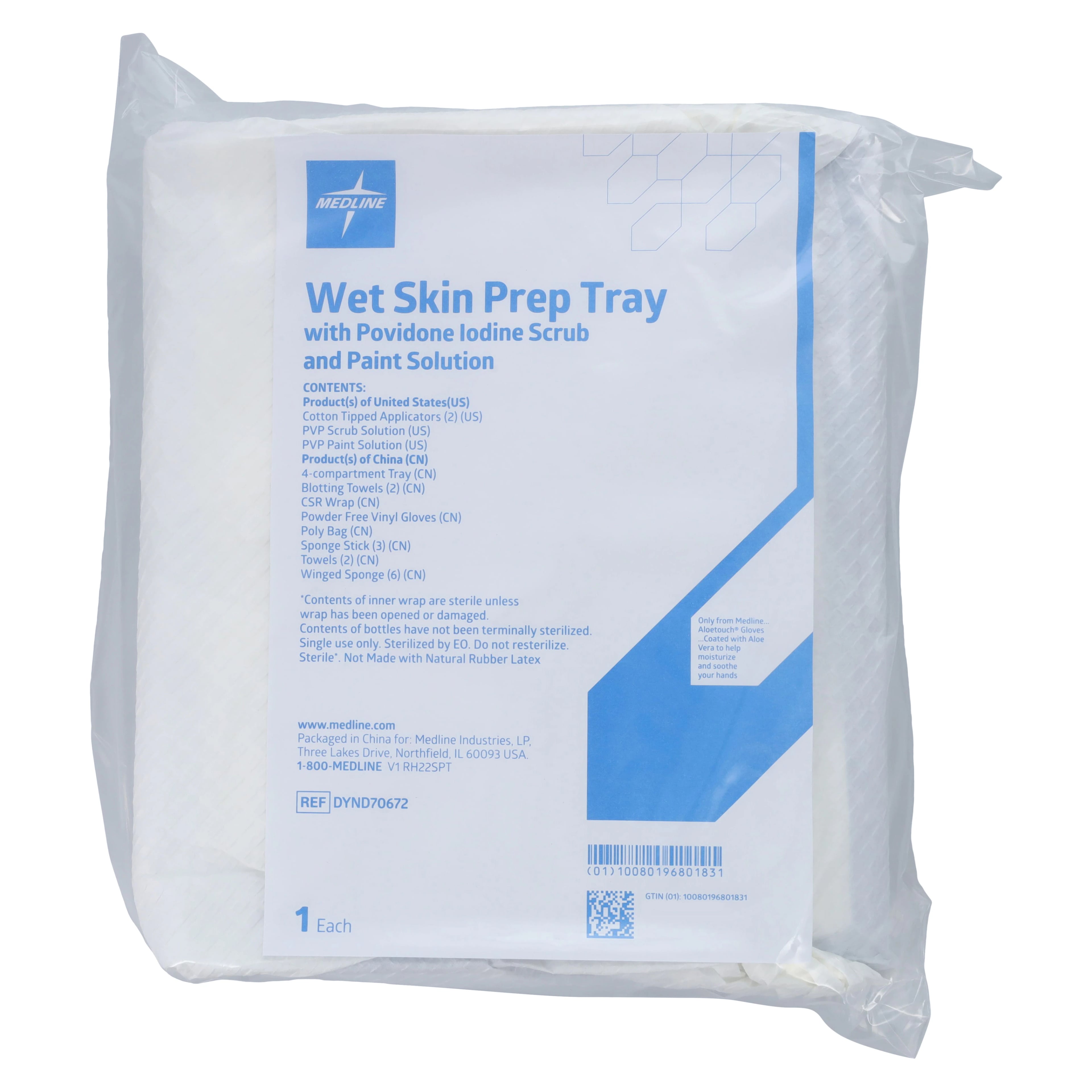 Medline Skin Scrub Tray Stand