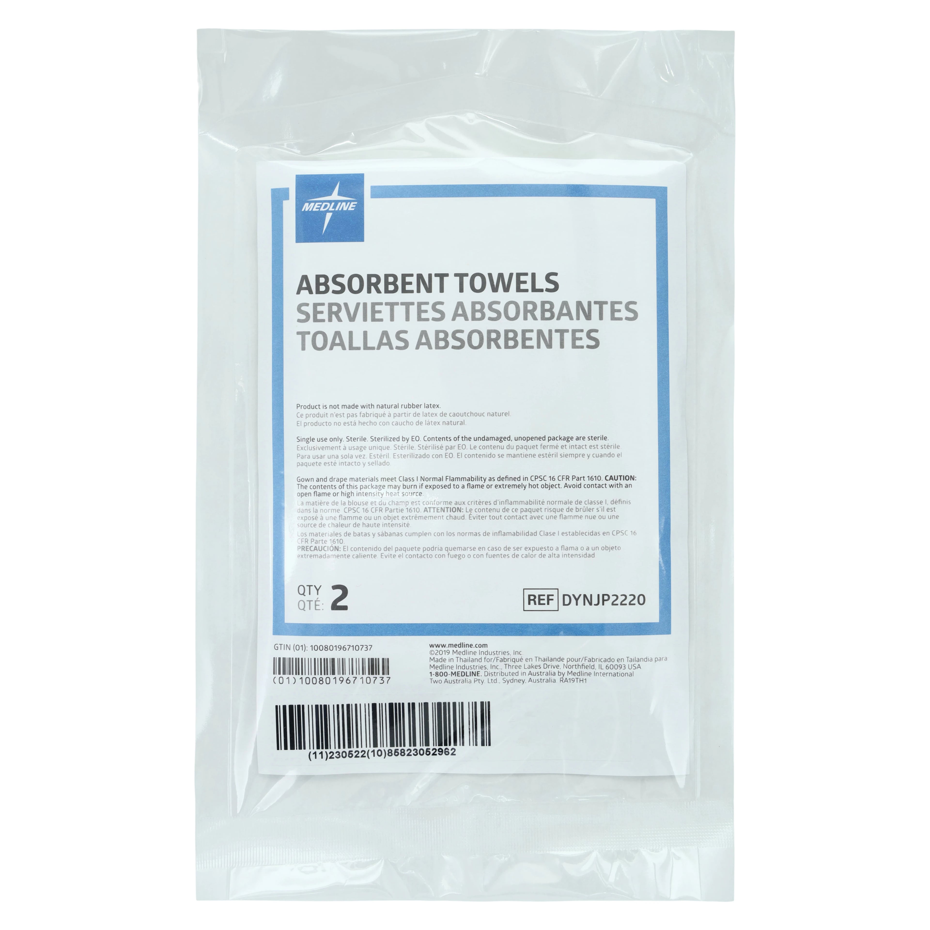 Medline OR Towel Absorbent Sterile, Disposable Paper