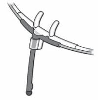 SunMed Thermisense Thermistor Cannula/Holder, Oral/Nasal, Adult, 7 ft Airflow Pressure Tube, Disposable, 25/Case