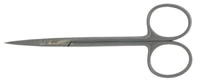 Iris Scissors, Curved, 4.25" (4-1/4"), Stainless Steel, Non-Sterile, Reusable