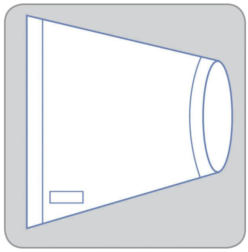 Medline InvisiShield Sterile Banded Bag with Rubberband, 36x36", Clear