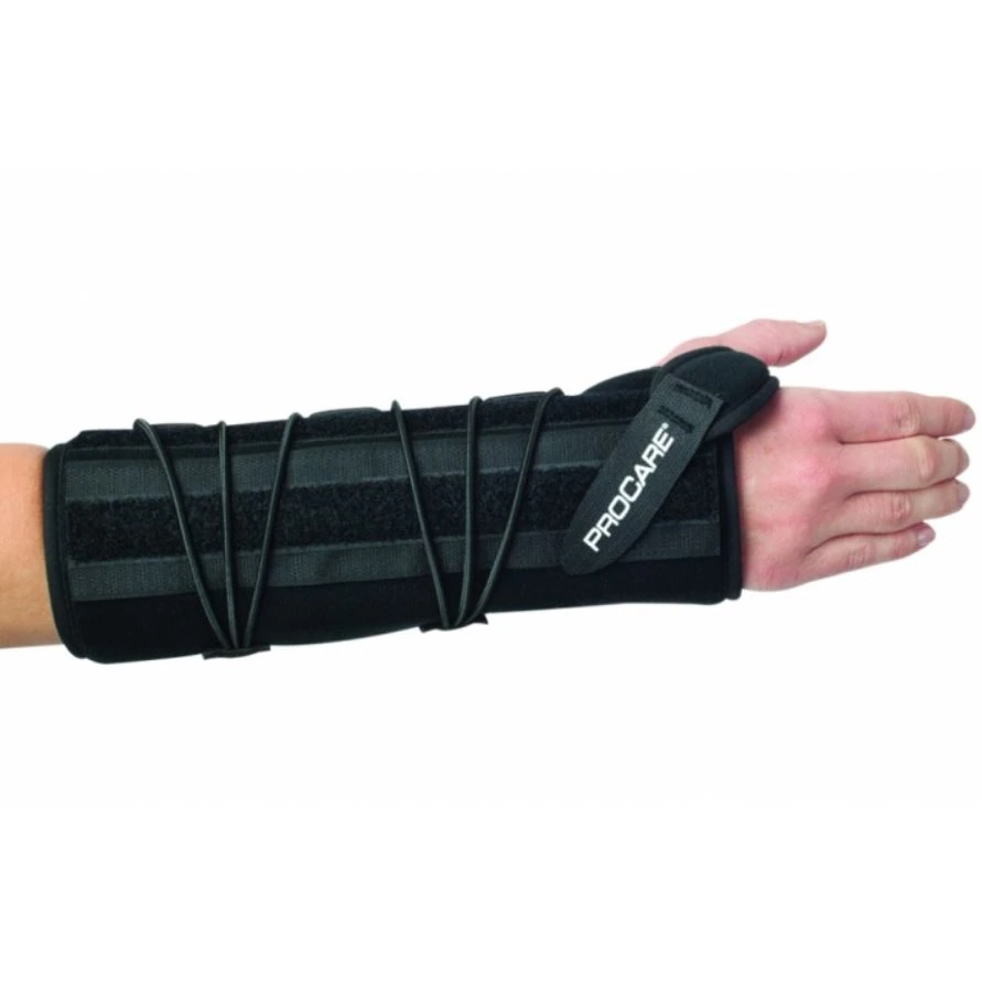 DJO Quick-Fit Wrist/Forearm Brace, Adult, X-Large, Felt/Nylon, 13+ Inch, Left